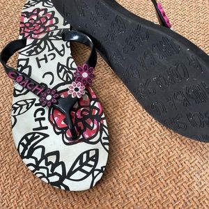 Coach flip flops
